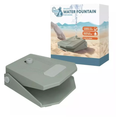 Coolpets Splash Water Fountain Olijfgroen
