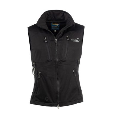 Acadia Softshell vest  dames - zwart - L