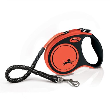 Flexi Xtreme lint oranje/zwart  - 8 meter