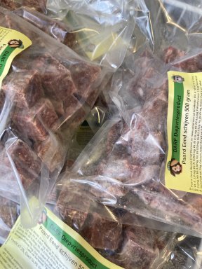 DARF puur vers vleesblokjes compleet paard-eend 500 gram