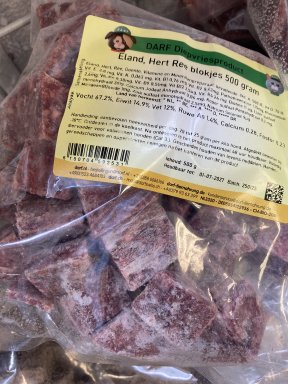DARF Eland, Hert Ree blokjes 500 gram