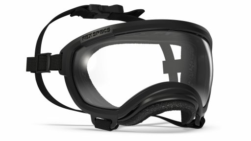 Hondenbril Rex Specs V2 - maat extra smal - zwart