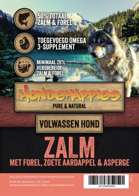 Pure & Natural Zalm met Forel, Zoete Aardappel & Asperge 6 kg