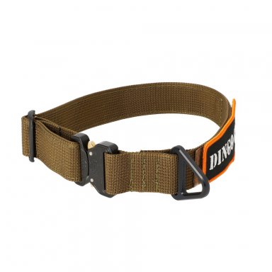 Nylcot halsband zonder handvat en met cobrasluiting 4,0 X 40-52 CM - coyote bruin