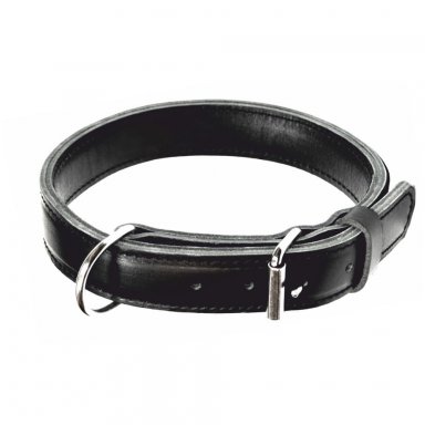 Lederen halsband MAX - 56-64cm