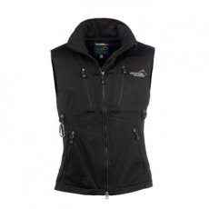 2201899-S Acadia Softshell vest  dames - zwart - S