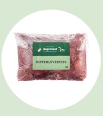 8066 Degomeat kippenlevertjes  1kg