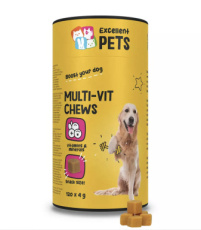 EXCE5060B Excellent Pets Multi-Vit Soft Chews 120 Treats