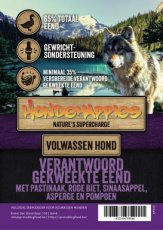 HH5706 Nature’s supercharge Verantwoord Gekweekte Eend met Pastinaak, Rode Biet, Sinaasappel, Asperge en Pompoen 12 kg