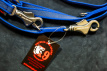 PDS636 anti-slip soft - koningsblauw politielijn 130-250 cm - 2cm - Swiftlock Quick Relaese System