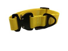 PDS785 nylon halsband 25 mm - cobra sluiting - 29-43 cm - geel