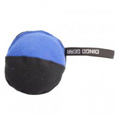 S02792 training bal - nylcot materiaal - #16cm - zwart/blauw
