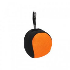 training bal - nylcot materiaal - #19cm - zwart/oranje